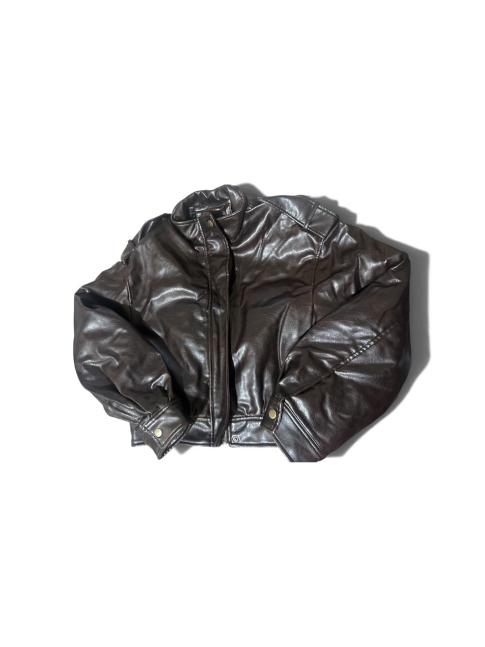 Zara Bronx Faux bomber jacket
